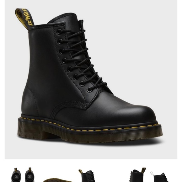 Men's Dr. Martens Slip Resistant Steel Toe Boots Size 9 - Picture 4 of 5